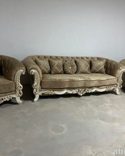 Комплект мягкой мебели 1️⃣1️⃣3️⃣7️⃣ с диваном и креслами в Дагестане — купить в Дагестане — фото 1