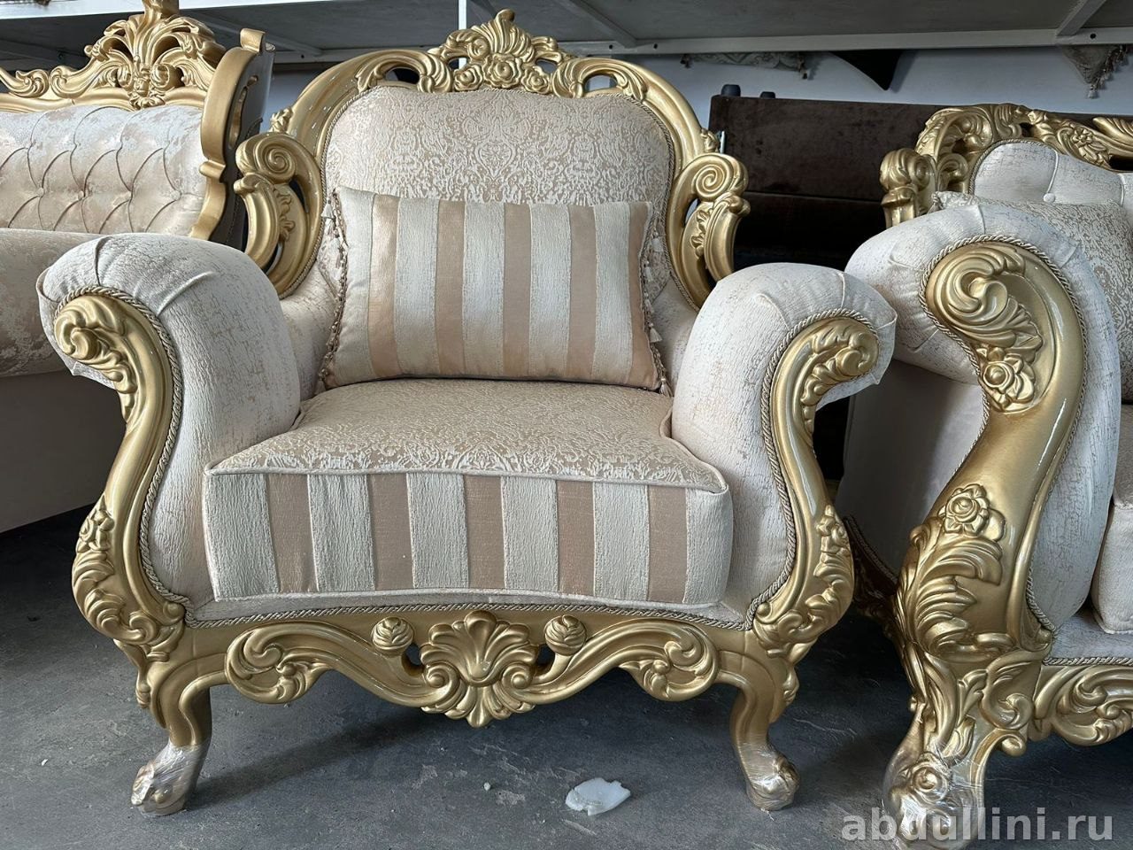 Диван с креслами 1164 в классическом стиле – купить в Дагестане — купить в Дагестане — фото 2