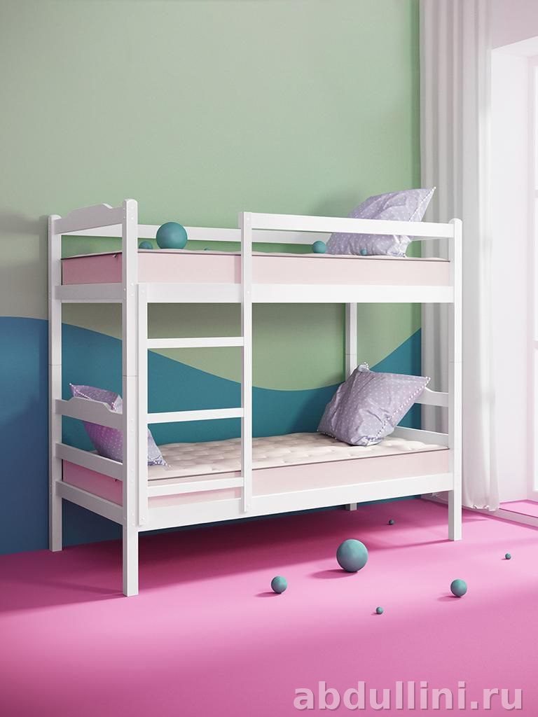 Детская кровать Тандем 1175 из массива бука в Дагестане — купить в Дагестане