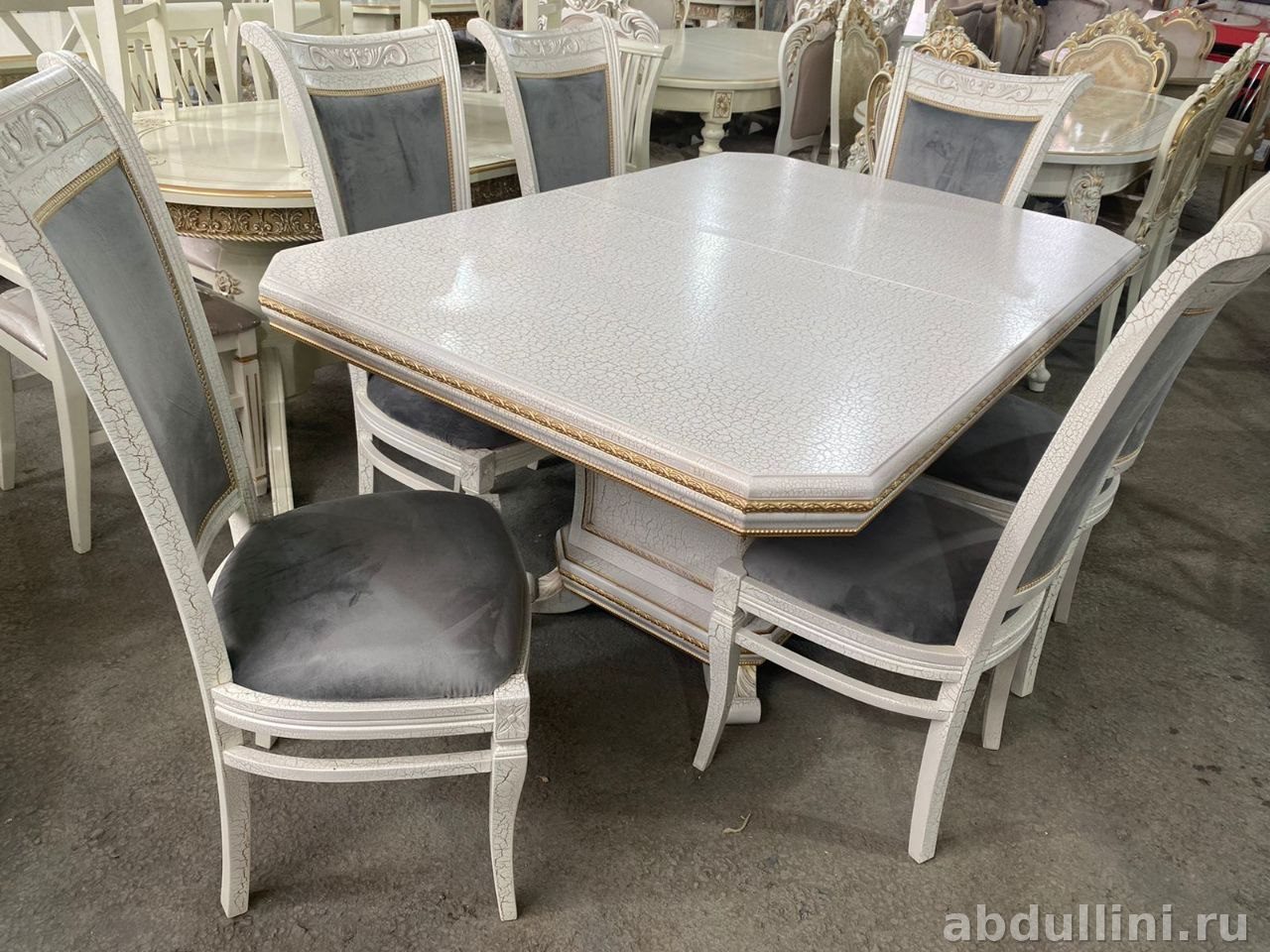Стол раздвижной с 6 стульями — купить в Дагестане — купить в Дагестане