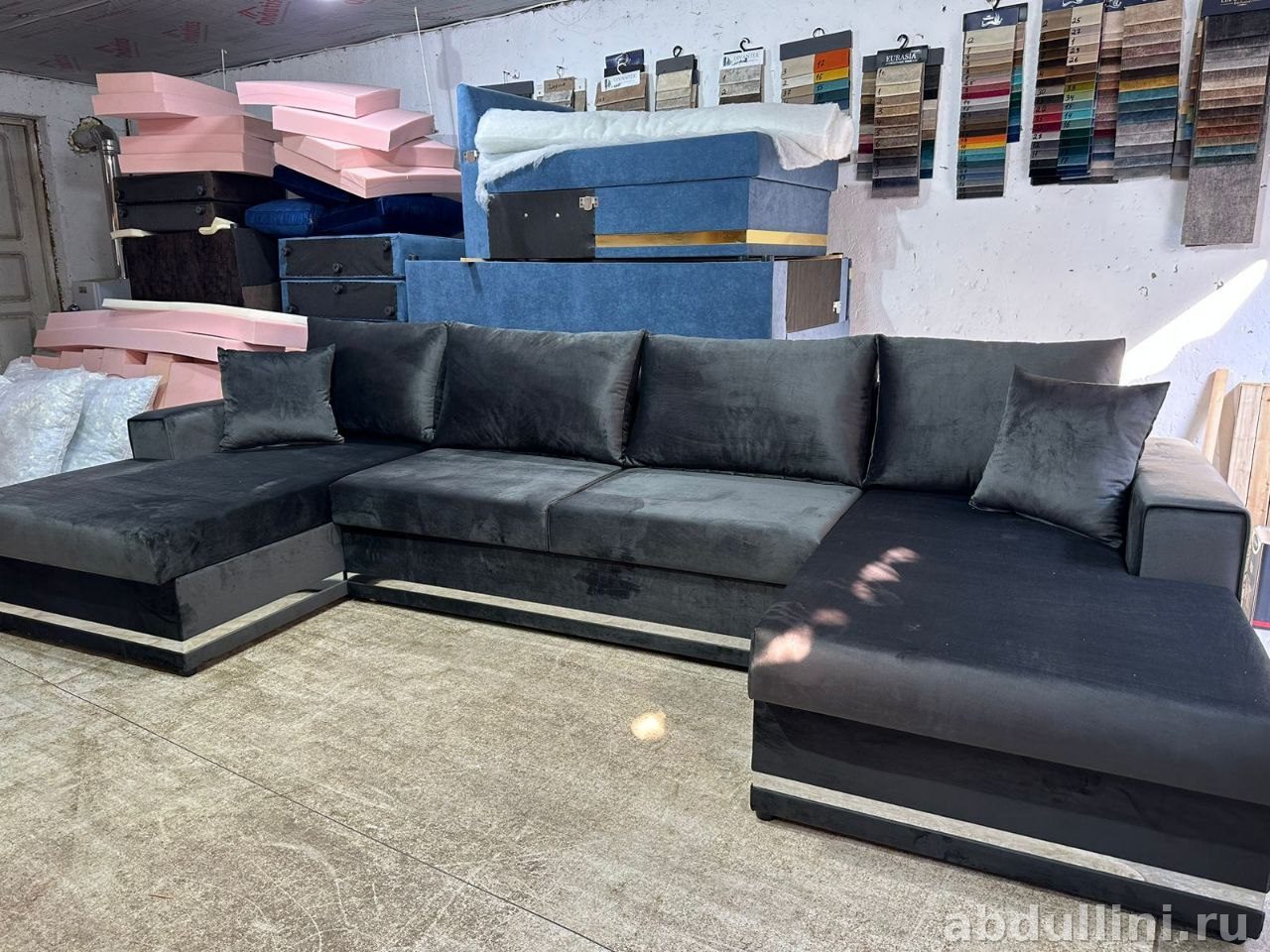 Модульный диван 1198 с ящиками для хранения в Дагестане — купить в Дагестане — фото 1