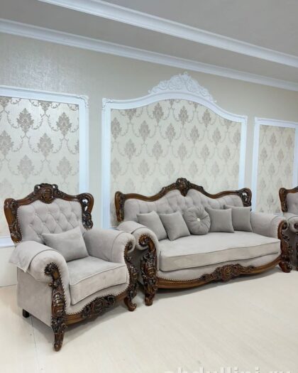 Комплект мягкой мебели 1329 в классическом стиле — купить в Дагестане — фото 1