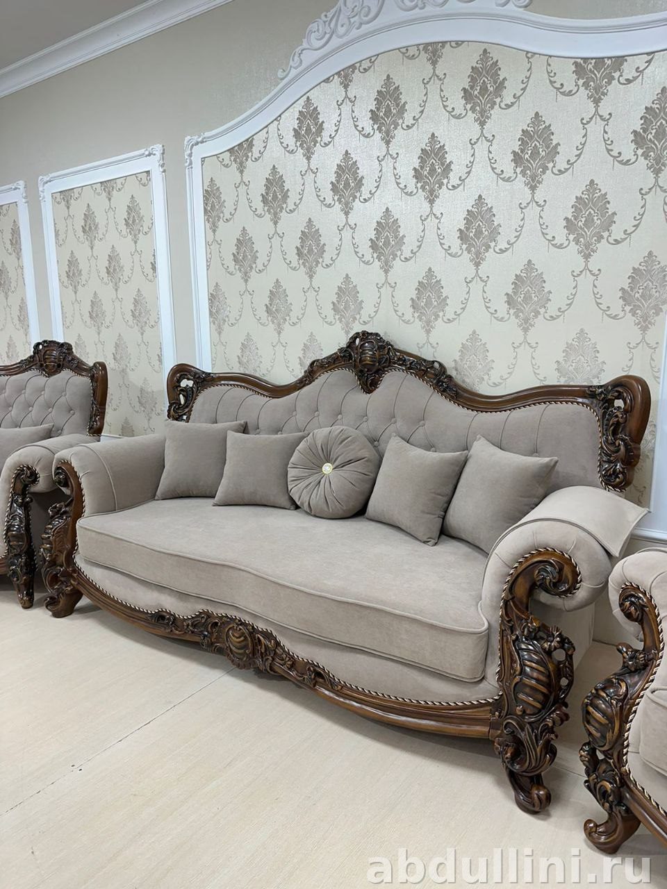 Комплект мягкой мебели 1329 в классическом стиле — купить в Дагестане — фото 2