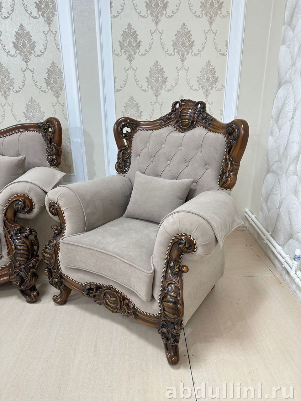 Комплект мягкой мебели 1329 в классическом стиле — купить в Дагестане — фото 3