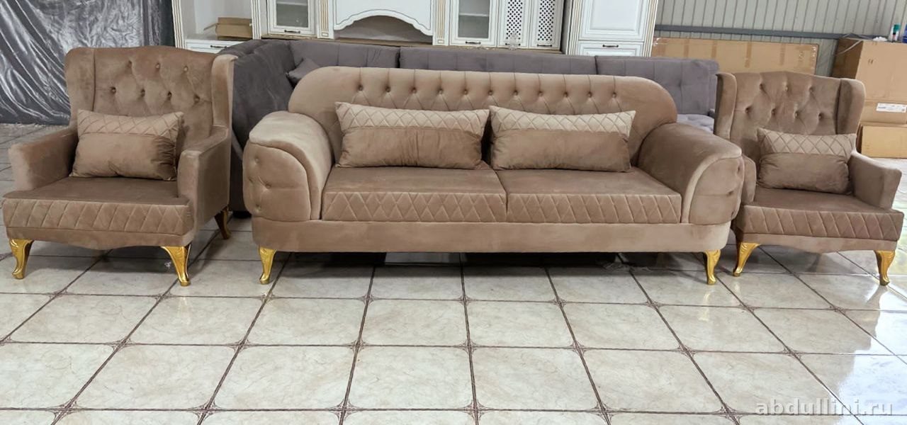 Комплект мебели Манго: диван и 2 кресла в Дагестане (1751) — купить в Дагестане