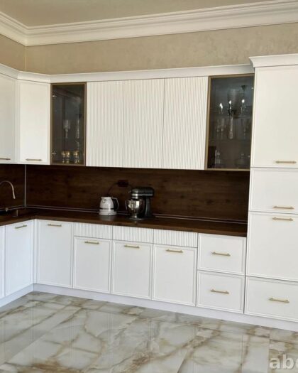 Кухня Зейдан белая угловая — купить в Дагестане — купить в Дагестане