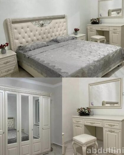 Спальня «Берта ЭКО» кремовая — купить в Дагестане — купить в Дагестане