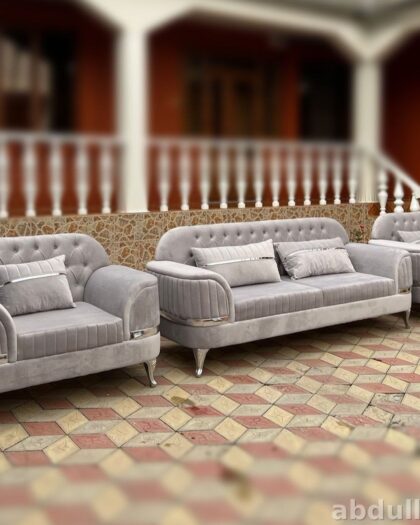 Диван и кресла Манго 1447 в сером цвете — купить в Дагестане — купить в Дагестане — фото 1