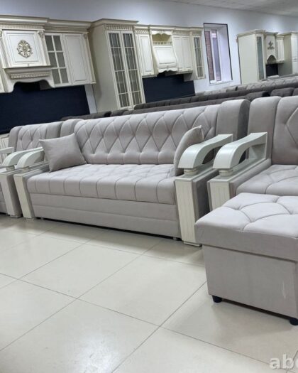 Угловой диван Маэстро с пуфами купить в Дагестане — купить в Дагестане