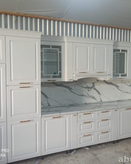 Кухня «Сильвия» белая — купить в Дагестане | Мебель на заказ — купить в Дагестане