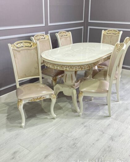 Купить мебель 1️⃣4️⃣8️⃣8️⃣ в Дагестане: стол и 6 стульев (6 стульев) — купить в Дагестане