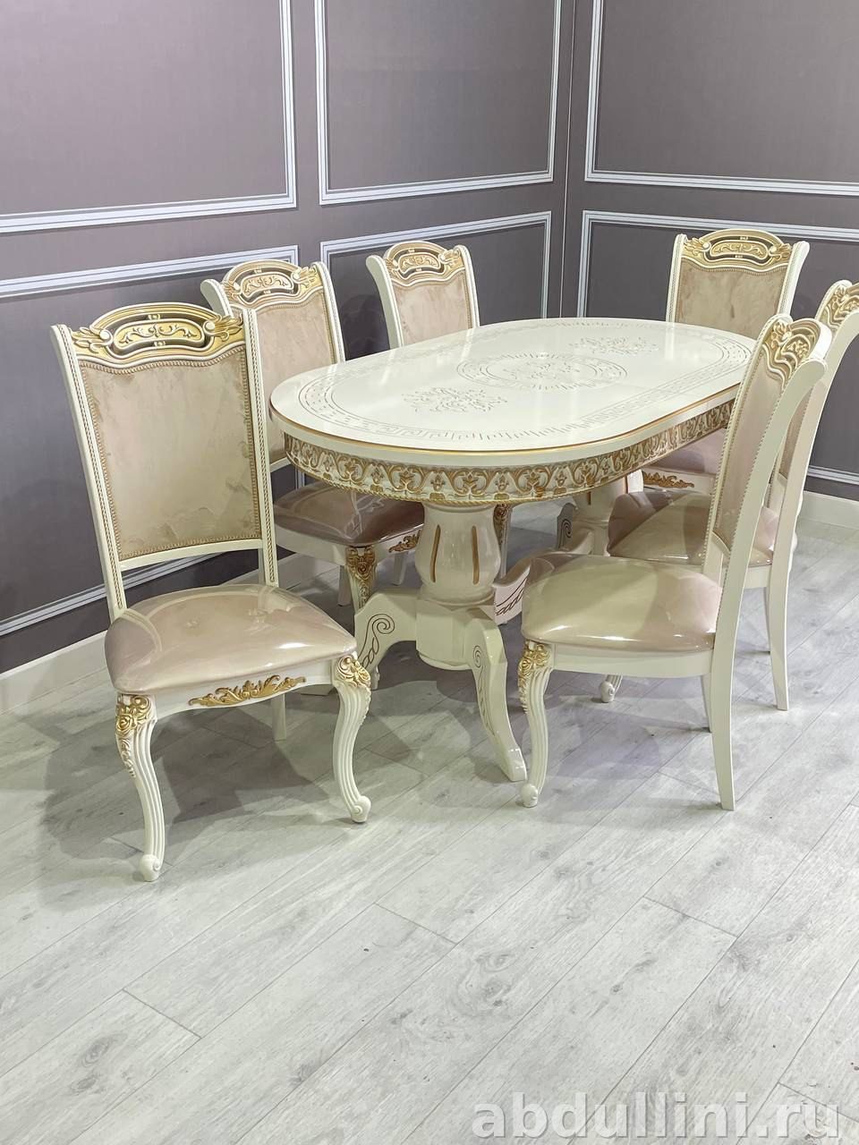 Купить мебель 1️⃣4️⃣8️⃣8️⃣ в Дагестане: стол и 6 стульев (6 стульев) — купить в Дагестане