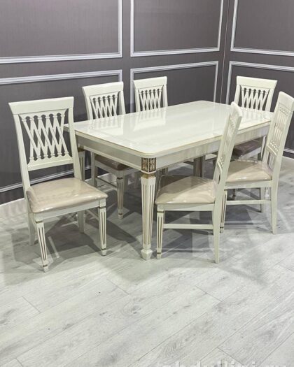 Стол и 6 стульев в классическом стиле — купить в Дагестане — купить в Дагестане