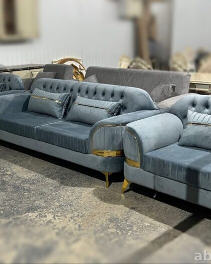 Диван и кресла Манго в серо-голубом цвете — купить в Дагестане (серо-голубой) — купить в Дагестане