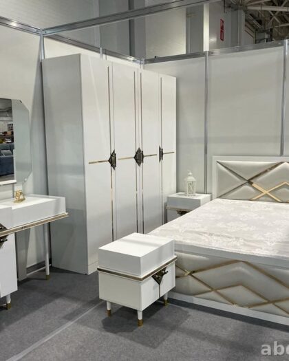 Спальня «Мия» 4 дв. белый с золотом — купить в Дагестане — купить в Дагестане