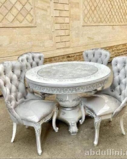 Раздвижной стол 1588 со стульями в Дагестане — купить в Дагестане