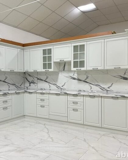 Кухня Дрим белая — мебель на заказ в Дагестане другой размер — купить в Дагестане — фото 1