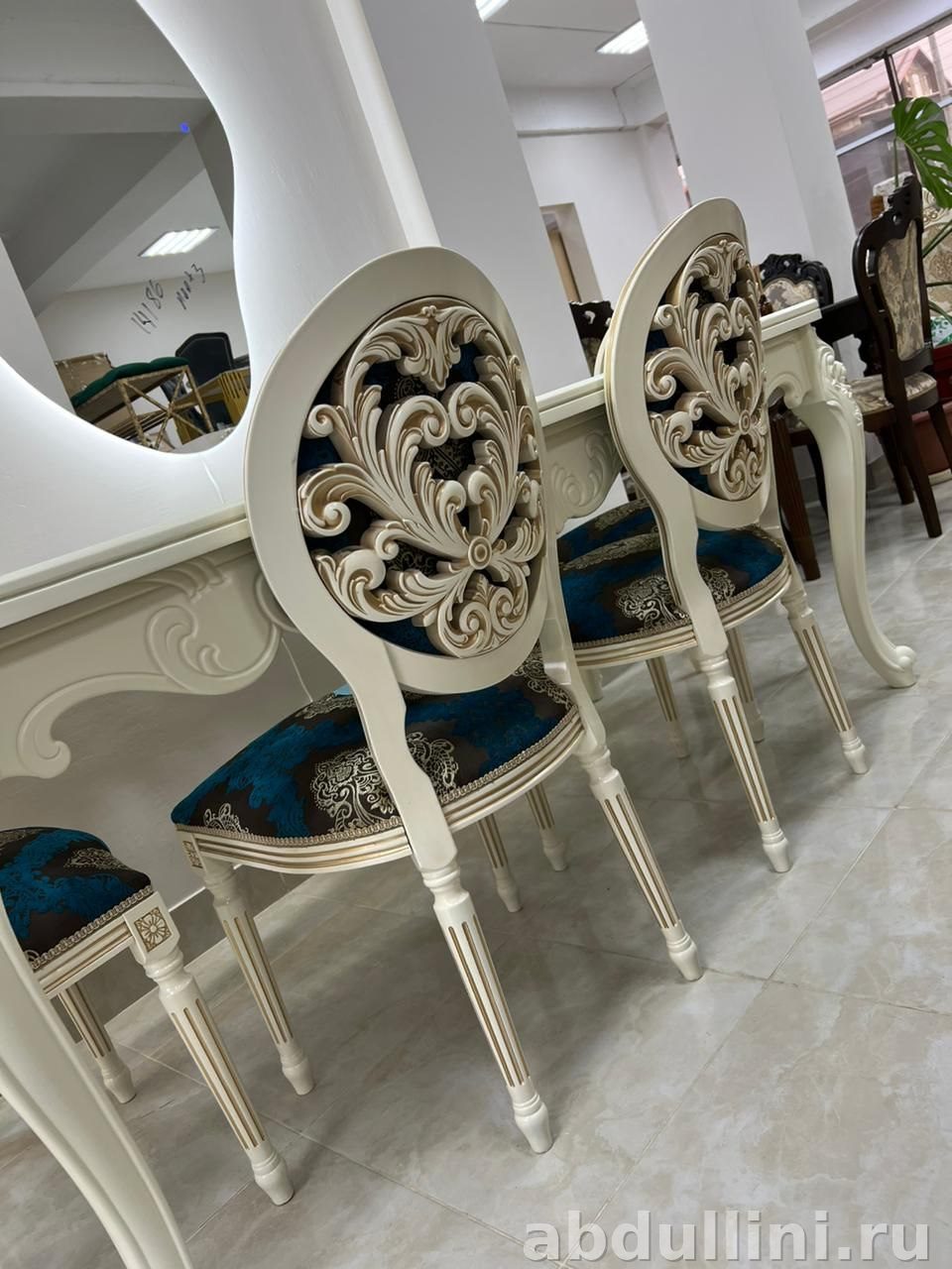 Обеденный стол и стулья в классическом стиле — купить в Дагестане — купить в Дагестане — фото 2