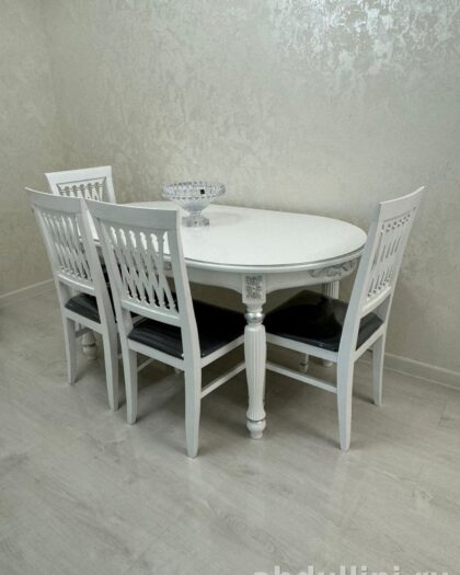 Раздвижной стол и стулья в классическом стиле — купить в Дагестане другой размер — купить в Дагестане
