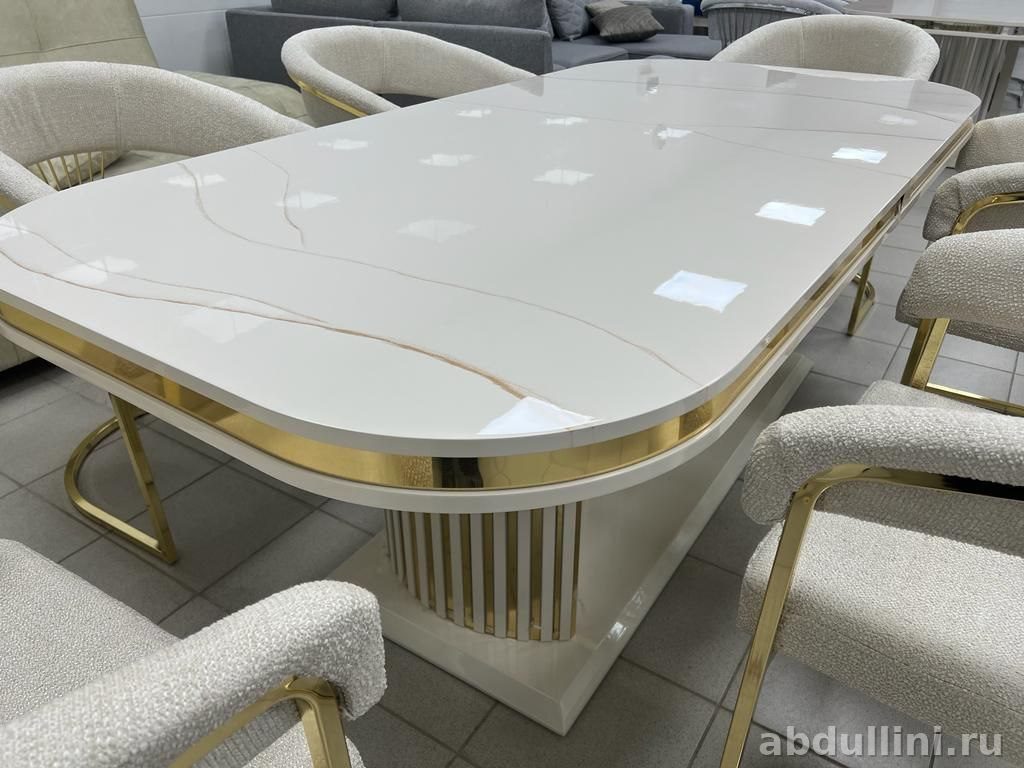 Мебельный набор 1688: стол и стулья в стиле ар-деко — купить в Дагестане — фото 4