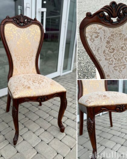 Стул ИРМА — классический деревянный стул с жаккардовой обивкой — купить в Дагестане