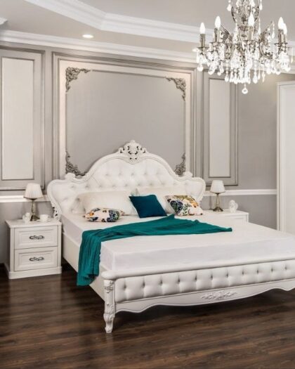 Комплект мебели Мишель: кровать, шкаф, комод, тумба — купить в Дагестане — фото 1