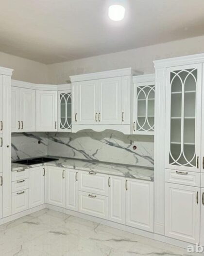 Кухонный гарнитур 1798 в белом цвете — купить в Дагестане 1798 — купить в Дагестане