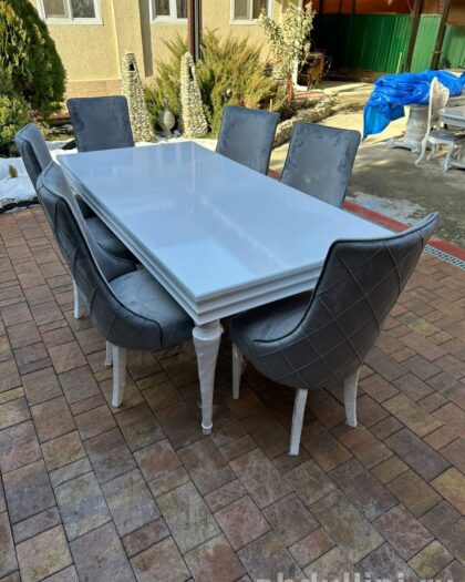 Купить обеденный стол 1839 с 6 стульями в Дагестане — купить в Дагестане — фото 1