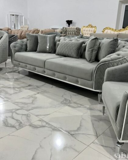 Диван и кресла Bersen в сером цвете — купить в Дагестане — купить в Дагестане — фото 1