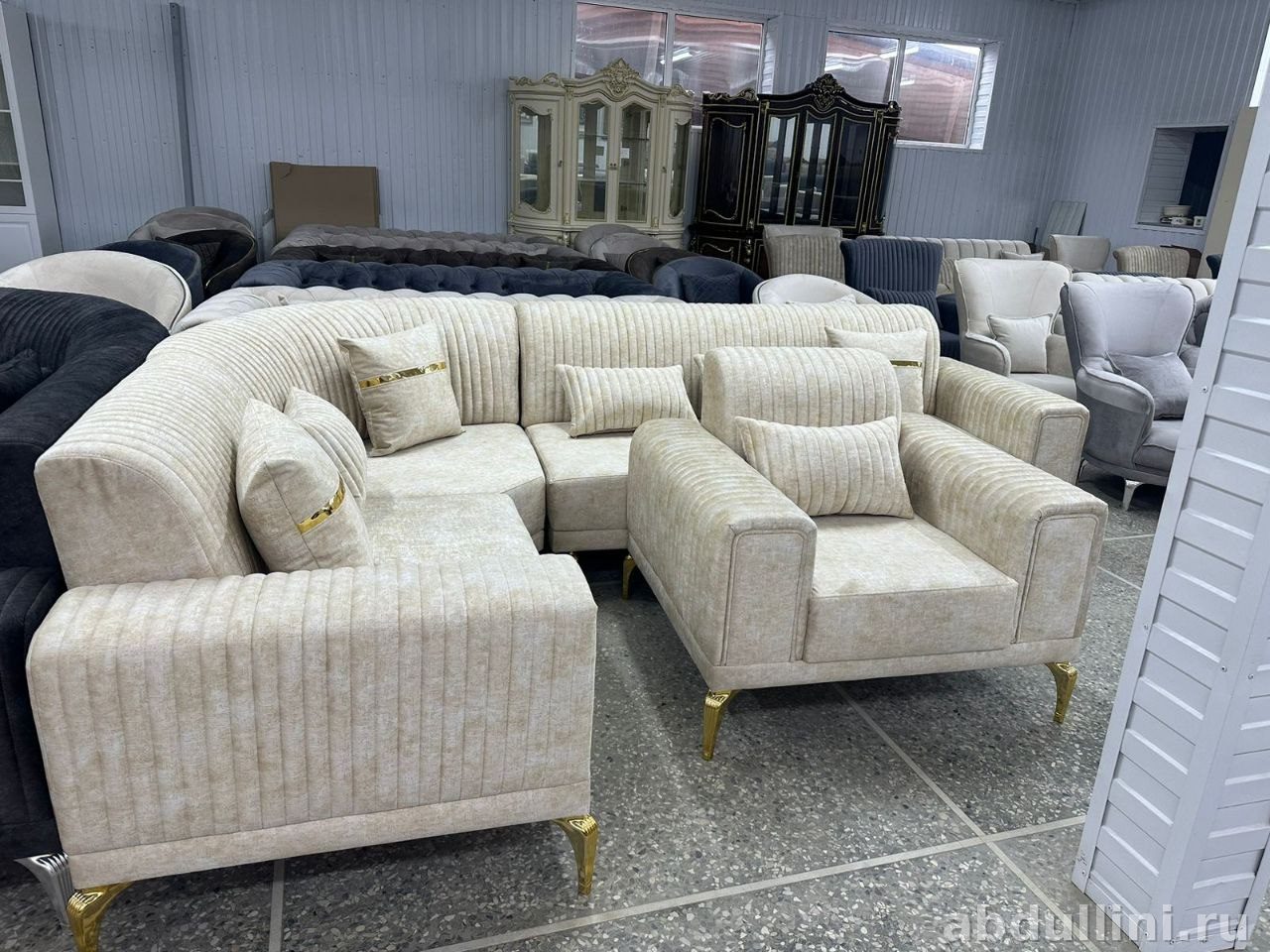 Угловой диван 1️⃣8️⃣9️⃣6️⃣ с креслом в Дагестане — купить в Дагестане