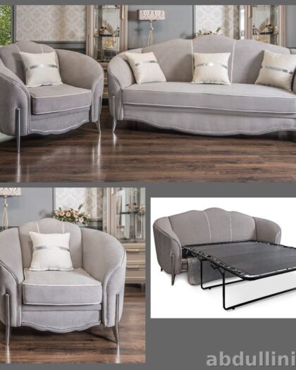 Диван 1954 серый с серебром — купить в Дагестане — купить в Дагестане