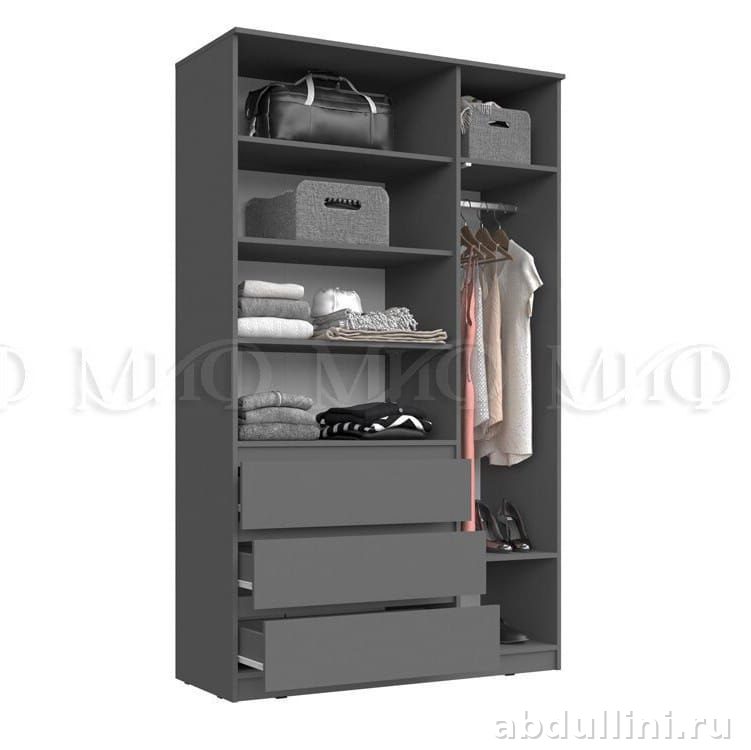 Шкаф Челси 120 графит — купить в Дагестане — купить в Дагестане — фото 2