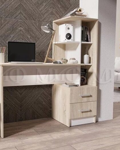 Компьютерный стол 1995 с надстройкой и стулом купить в Дагестане — купить в Дагестане