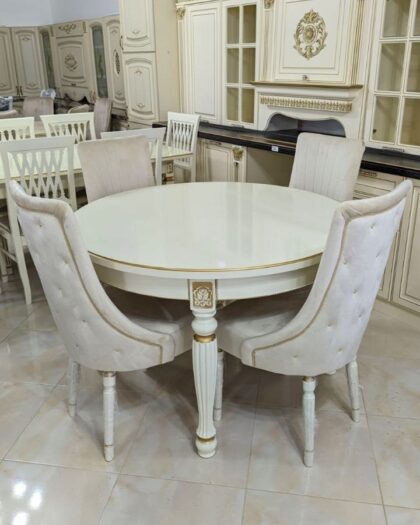 Стол и стулья Афина 2006 в Дагестане — мебель в стиле неоклассика — купить в Дагестане — фото 1