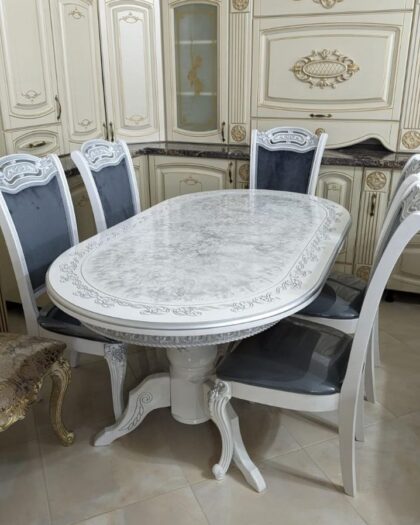 Обеденный стол 2️⃣0️⃣0️⃣8️⃣ и стулья Банан — купить в Дагестане — купить в Дагестане — фото 1