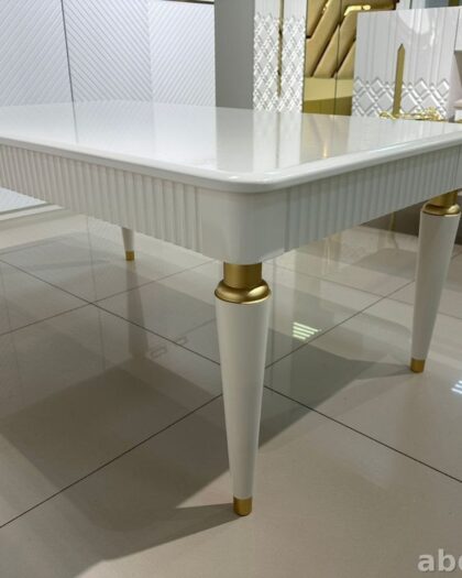 Журнальный столик 2098 белый с золотом купить в Дагестане — купить в Дагестане