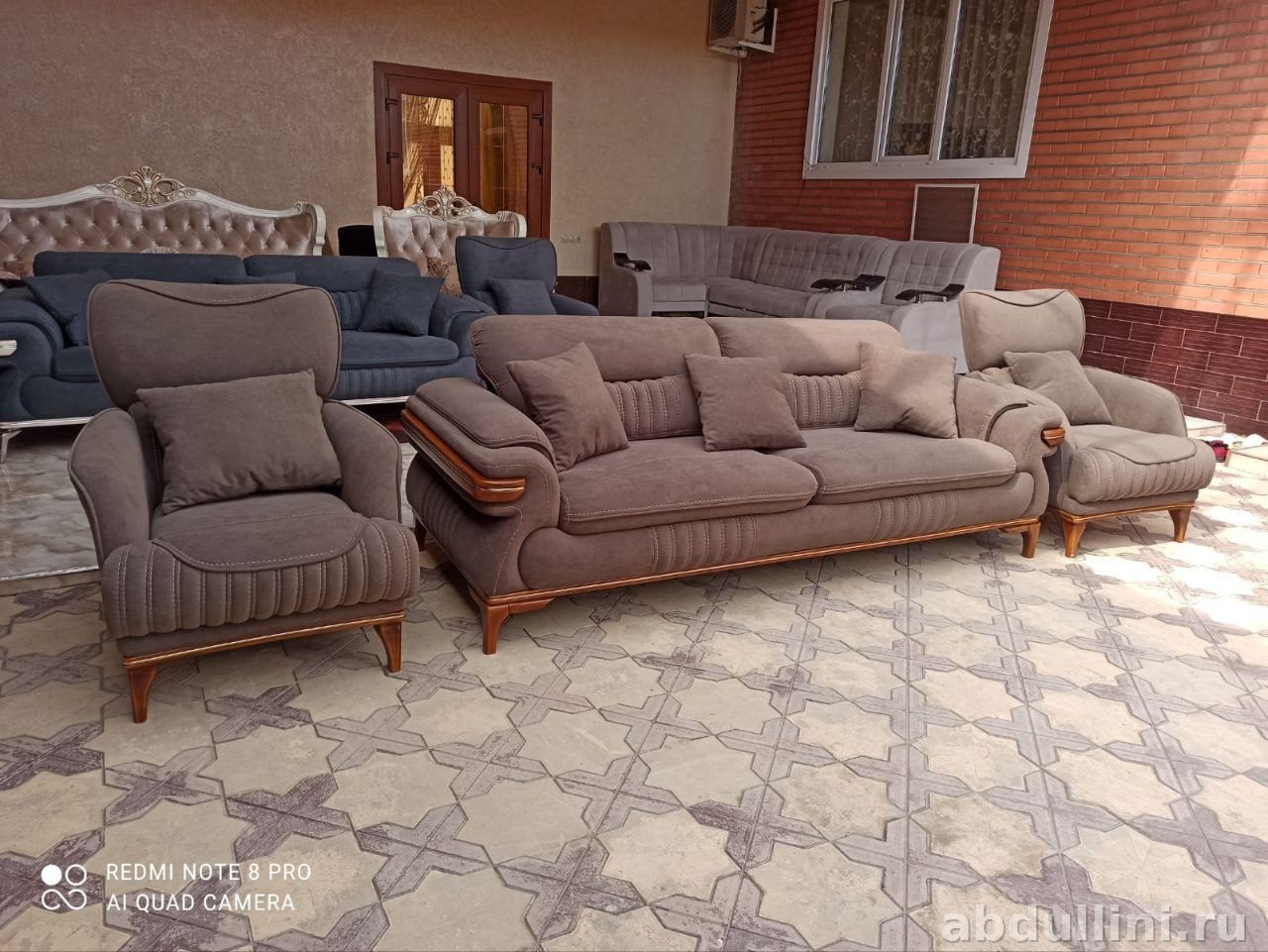 Мягкая мебель Эстель: диван и два кресла в Дагестане — купить в Дагестане — фото 1