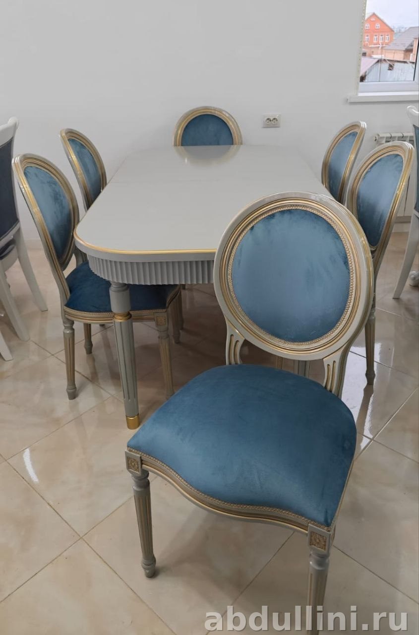 Стол Рифленка с раздвижным механизмом и стульями — купить в Дагестане — фото 3