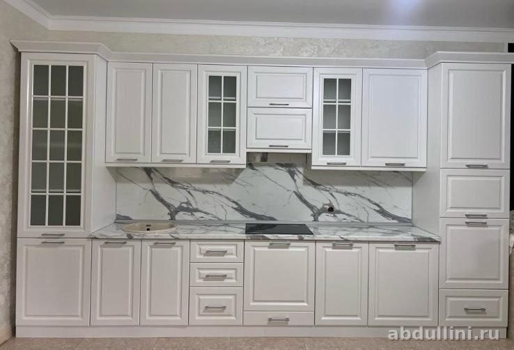 Кухонный гарнитур Палермо в белом цвете — купить в Дагестане — купить в Дагестане