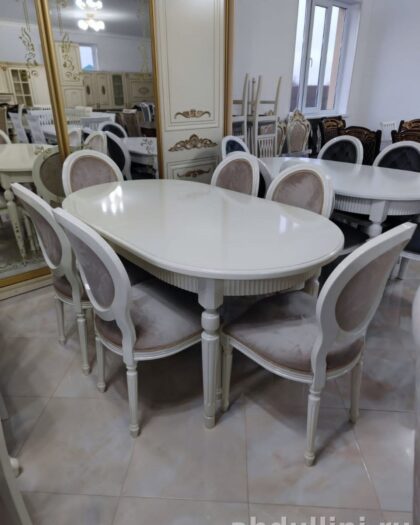Обеденный стол 2245 с 6 стульями — купить в Дагестане 6 стульев — купить в Дагестане — фото 1