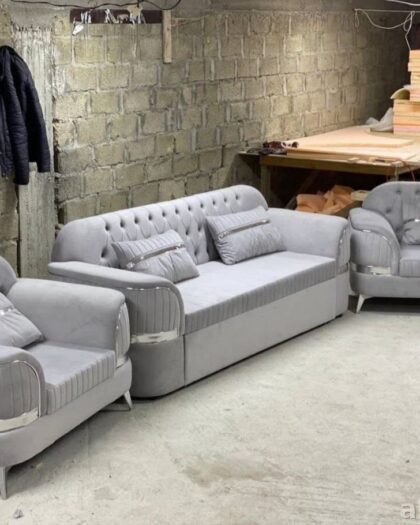 Диван 2262 с креслами — купить в Дагестане | Мебель на заказ (2262, Тройка Манго) — купить в Дагестане — фото 1