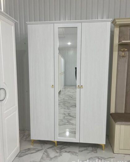 Шкаф 2283 белый с зеркалом — купить в Дагестане — купить в Дагестане