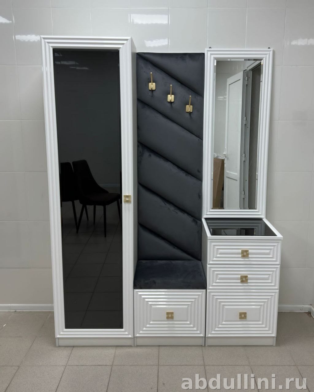 Прихожая «Алия» 2304 — белая мебель от производителя в Дагестане — купить в Дагестане