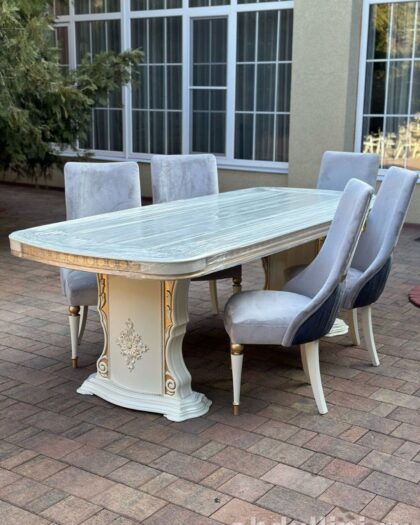 Обеденный стол 2309 с 6 стульями — купить в Дагестане — купить в Дагестане — фото 1