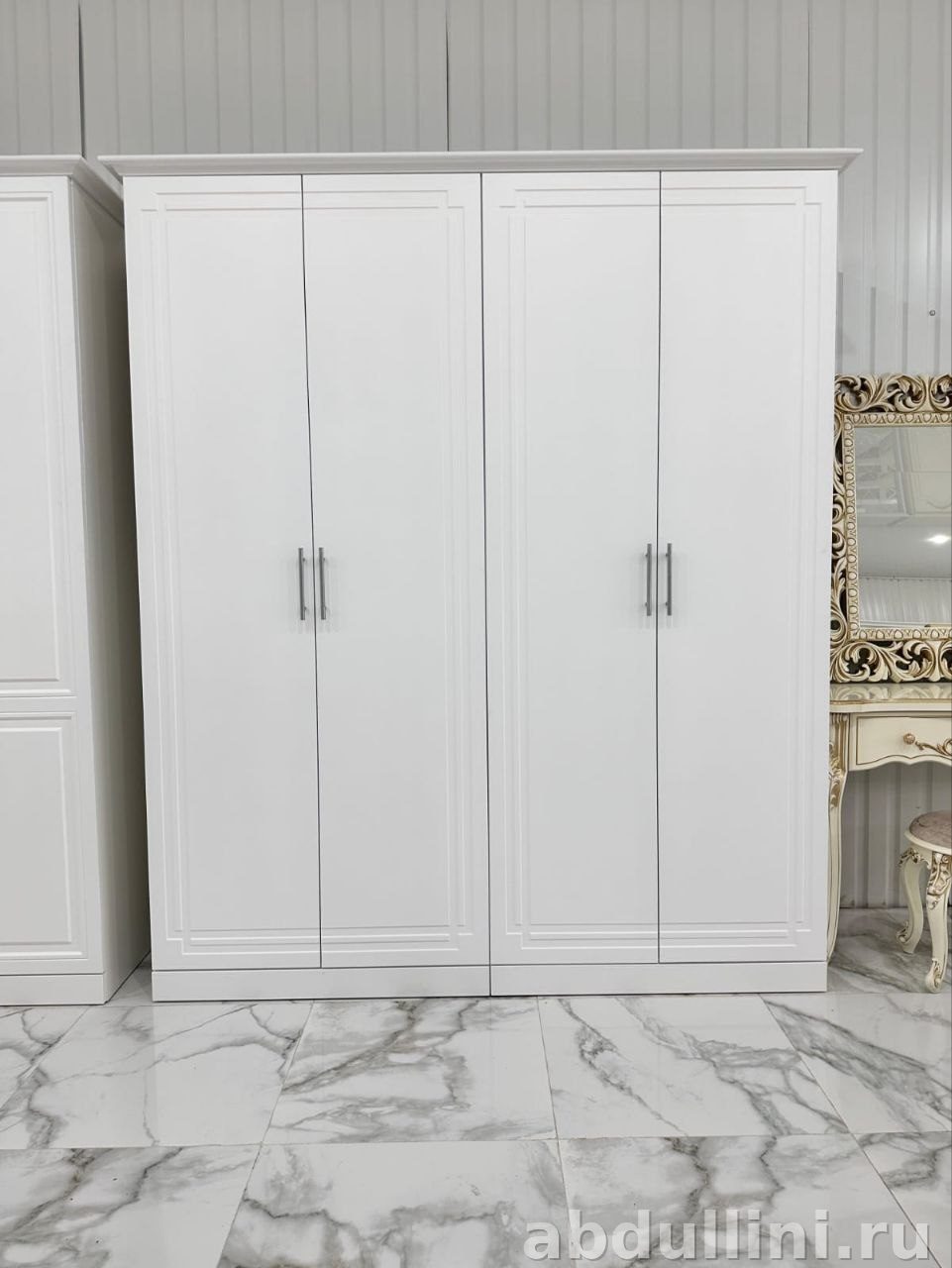 Шкаф «Анталия» — мебель в стиле неоклассика для спальни — купить в Дагестане