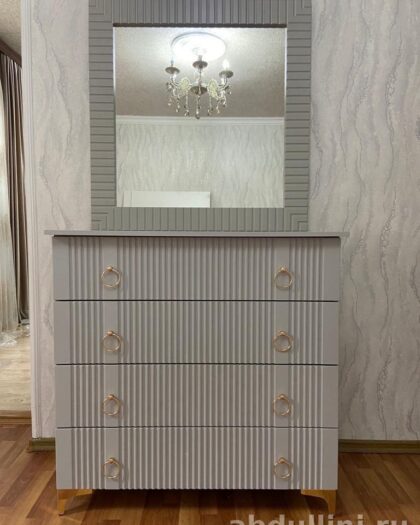 Комод с зеркалом НЕО серый — купить в Дагестане серый — купить в Дагестане