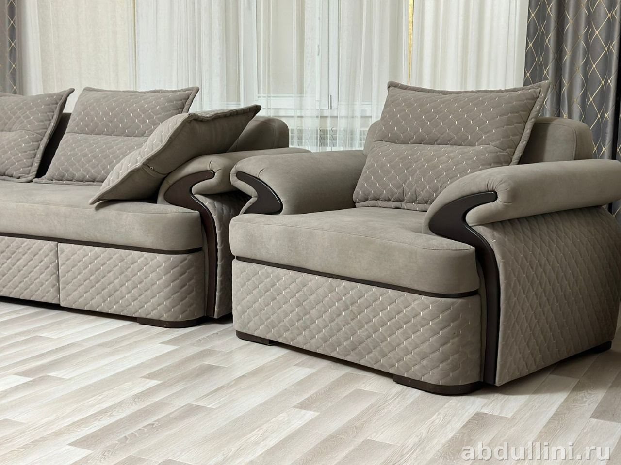 Угловой диван Deli 2397 с креслом — купить в Дагестане — купить в Дагестане — фото 2