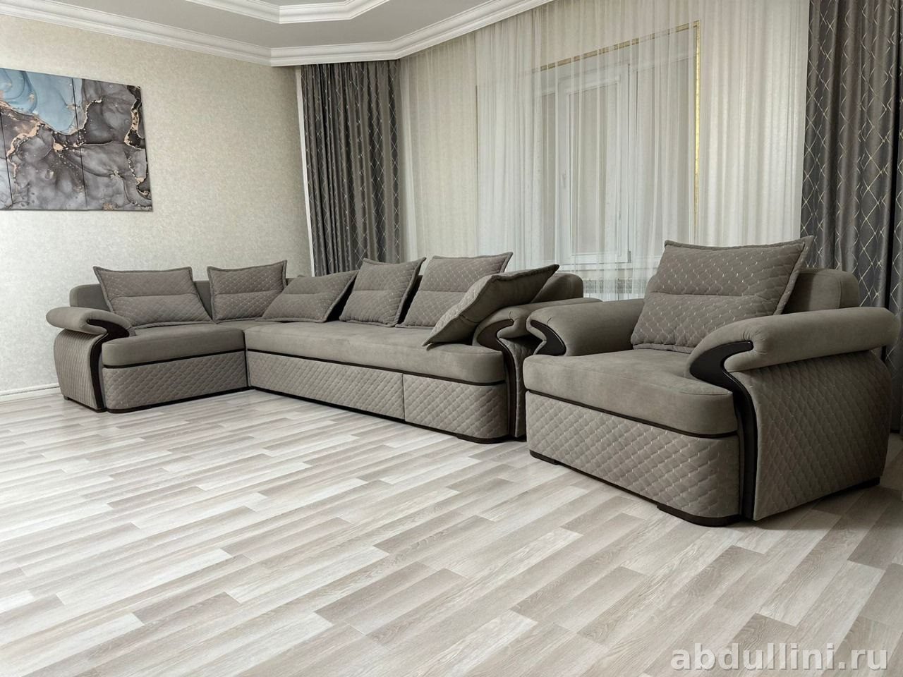 Угловой диван Deli 2397 с креслом — купить в Дагестане — купить в Дагестане — фото 3