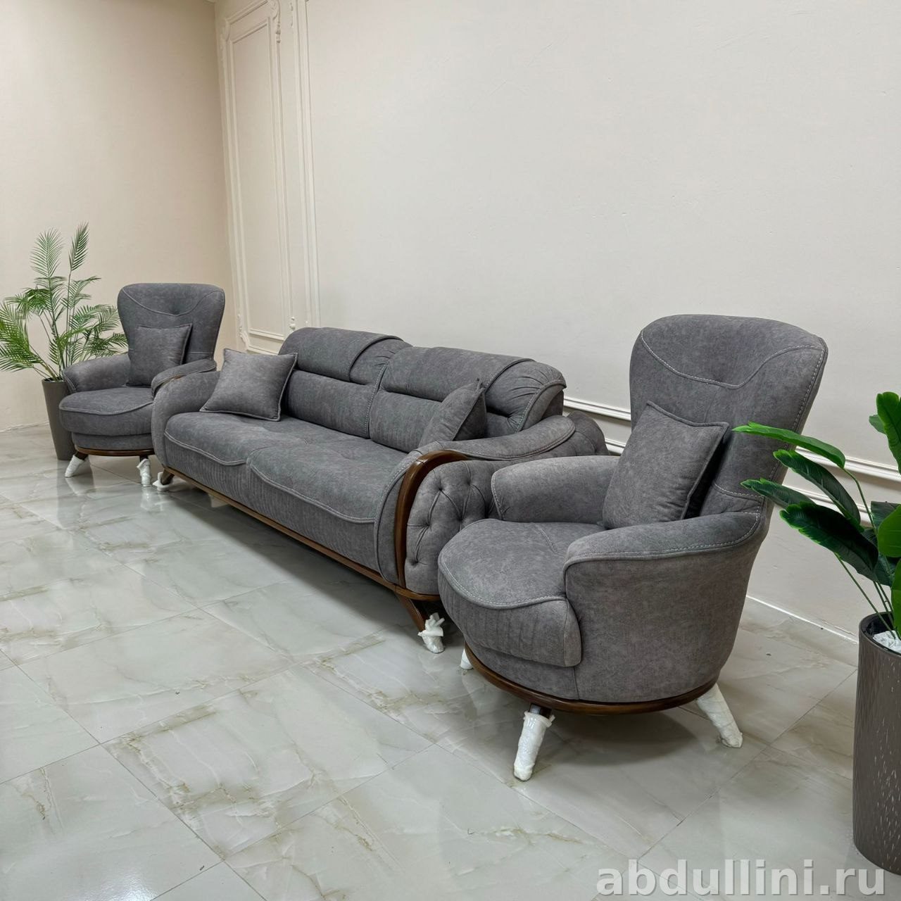 Комплект мебели 2516: диван и кресла купить в Дагестане — купить в Дагестане — фото 1