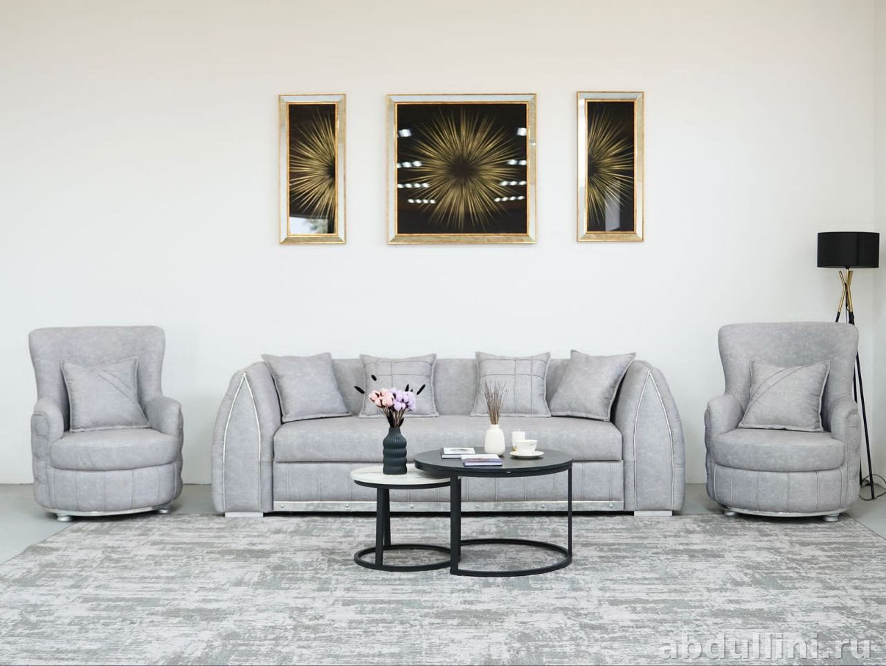 Мебельный комплект Salerno 2517: диван, кресла, столики в Дагестане — купить в Дагестане — фото 4